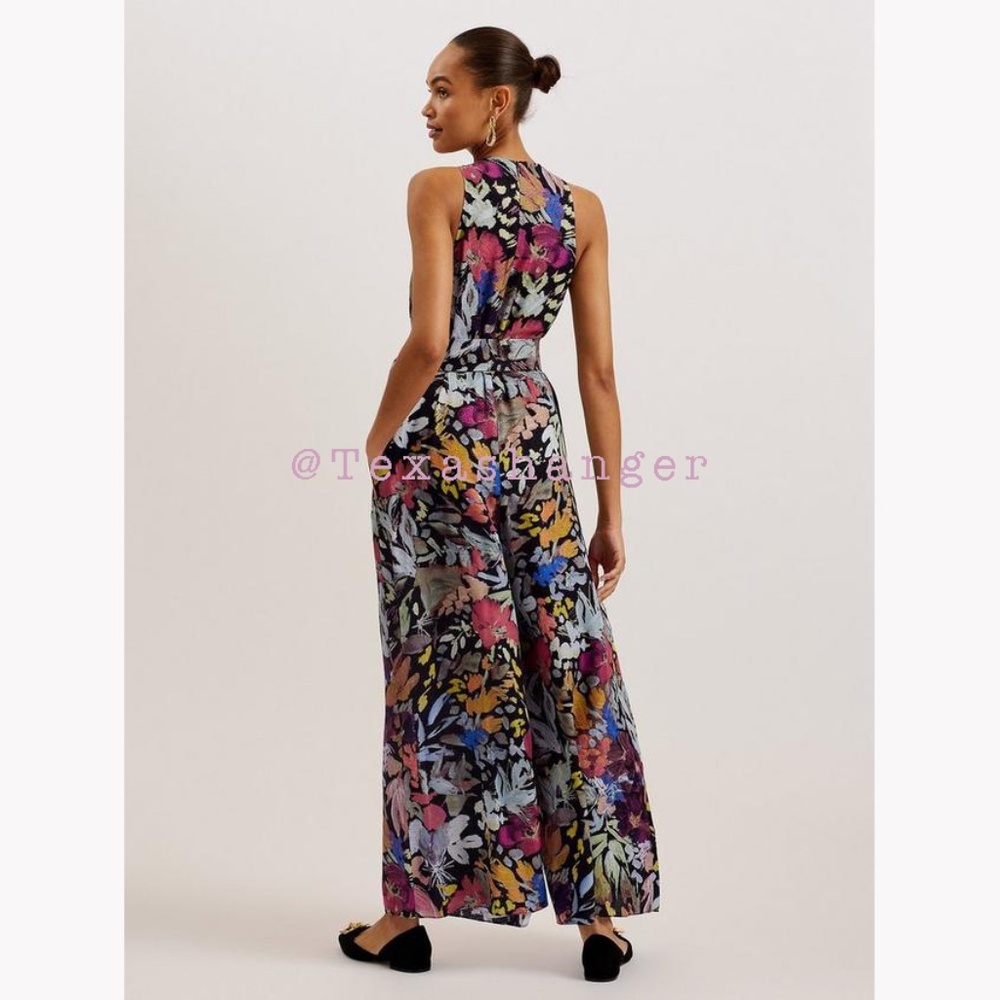 NWT Ted Baker Orta Jumpsuit Size 14 Black - Picture 3 of 15